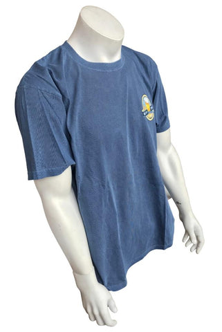Life Men's Brew Thru Outer Banks NC 1977 Navy Shirt Short Sleeve Size Large
