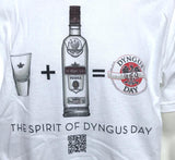 Anvil Men's Celebrates Dyngus Day USA White Short Sleeve Shirt Size Large