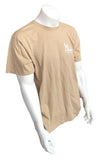 Anvil Men's Buck Commander Deer Graphic Hunting Tan Short Sleeve Shirt Large