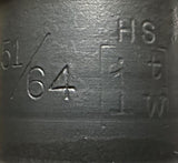 1 TW 51/64 High Speed Drill Bit HS Morse #3 Taper 11" L