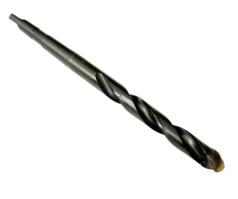 Vermont 1/2" High Speed Drill Bit Morse #1 Taper 7-1/2" L  HS USA