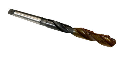 PTD 49/64" High Speed Drill Bit Morse #2 Taper 9-3/8" L HS USA J0
