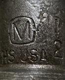 M 1/2 High Speed Drill Bit Morse #2 Taper 8-1/4" L HS USA