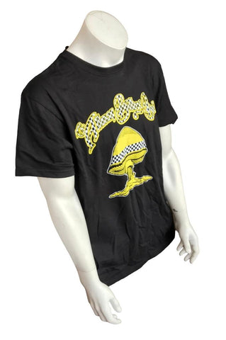 Anvil Men's The Allman Brothers Band w/ Mushroom Black Short Sleeve Shirt Large