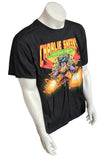 Anvil Men's Charlie Sheen Winning Tour 2011 Black Short Sleeve Shirt Size Large