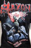 Anvil Men's Saxon Call to Arms World Tour 2011 Heavy Metal Black Shirt Large