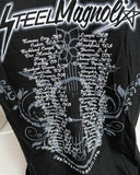 Bay Island Men's Steel Magnolia Meghan and Joshua Portrait Black Shirt Large