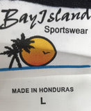 Bay Island Men's Steel Magnolia Meghan and Joshua Portrait Black Shirt Large