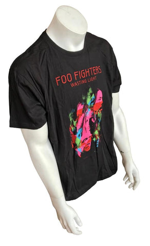 Tultex Men's Foo Fighters Wasting Light Fall Tour 2011 Black Shirt Size Large