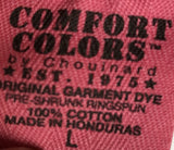 Comfort Colors Men's The Allman Brother Band 45 Anniversary Red Shirt Large