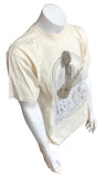 Anvil Men's Peter Frampton Comes Alive Graphic Tan Short Sleeve Shirt Size Large