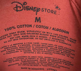 Disney Men's Goofy Master of the World Graphic Red / Orange Shirt Size Medium