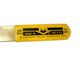 Milwaukee Valve 600 WOG Ball Valve 1-1/2" 150WSP