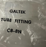 Galtek C8-8N Tube Fitting Straight Adapter 1/2" MNPT