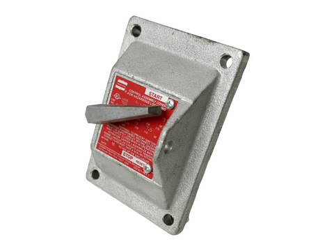 Crouse-Hinds DSD917 Explosion Proof Manual Motor Starter Cover W/TC2368S Switch