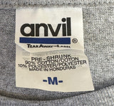 Anvil Men's Puma Graphic Gray Short Sleeve Shirt Size Medium