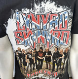 Hanes Men's Lynyrd Skynyrd 2010 Tour Black Short Sleeve Shirt Size Large