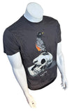 Bay Island Men's Kings of Leon Skull Gray Short Sleeve Shirt Size Large
