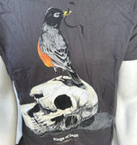 Bay Island Men's Kings of Leon Skull Gray Short Sleeve Shirt Size Large