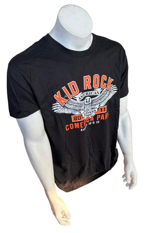 Hanes Men's Kid Rock American Badass 2011 Black Short Sleeve Shirt Size Large