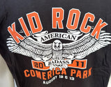 Hanes Men's Kid Rock American Badass 2011 Black Short Sleeve Shirt Size Large