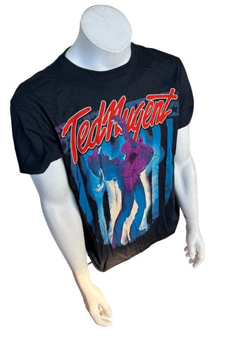 Fruit Of The Loom Men's Ted Nugent Black Short Sleeve Shirt Size Large