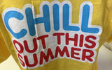 Gildan Men's Dunkin Donuts Coolatta Chill Out Summer Yellow Promo Shirt Large