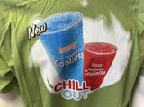 Gildan Men's Dunkin Donuts Coolatta Chill Out Summer Green Promo Shirt Large