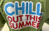 Gildan Men's Dunkin Donuts Coolatta Chill Out Summer Green Promo Shirt Large