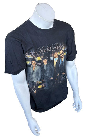 Anvil Men's Back Street Boys This Is Us 2010 Black Short Sleeve Shirt Size Large