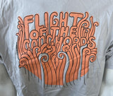 Anvil Men's Flight Of The Conchords Gray Short Sleeve Shirt Size Large