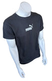 Puma Men's Puma Logo Black Short Sleeve Shirt Size Large
