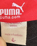 Puma Men's Puma Logo Black Short Sleeve Shirt Size Large