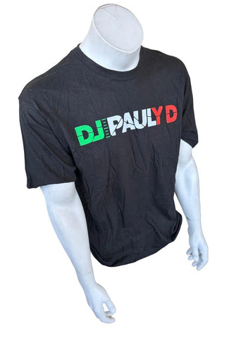 Tultex Men's DJ Pauly D Jersey Shore T Shirt Time Black Shirt Size Large