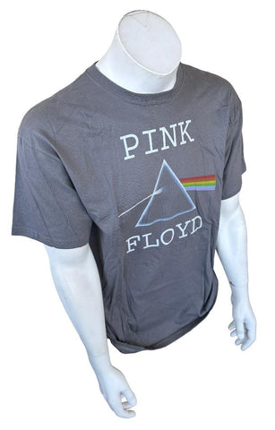Anvil Men's Pink Floyd Gray Short Sleeve Shirt Size Large