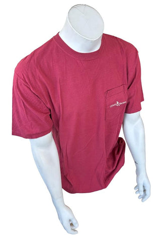 Comfort Colors Men's Covey & Paddle Fishing South Red Breast Pocket Shirt Large