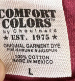 Comfort Colors Men's Covey & Paddle Fishing South Red Breast Pocket Shirt Large