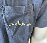 Covey & Paddle Men's Ducking Hunting Blue Breast Pocket Shirt Large