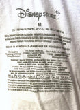 Disney Store Women's Minnie Mouse Glitter Canada Graphic White Shirt Size Medium