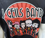 Anvil Men's J. Geils Band Live In Concert Black Short Sleeve Shirt Size Large
