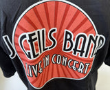 Anvil Men's J. Geils Band Live In Concert Black Short Sleeve Shirt Size Large