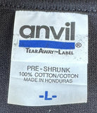 Anvil Men's J. Geils Band Live In Concert Black Short Sleeve Shirt Size Large