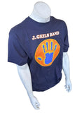 Anvil Men's J. Geils Band Detroit Breakdown Navy Short Sleeve Shirt Size Large