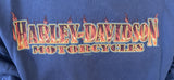Harley Davidson Men's Motorcycles Navy Blue Crewneck Sweatshirt Size Large