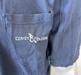 Comfort Colors Men's Covey & Paddle Duck Hunting Blue Breast Pocket Shirt Large