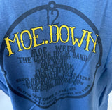 Gildan Men's Moe.Down 2011 Musical Festival Blue Short Sleeve Shirt Size Large