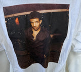 Drake Men's Drake Portrait White Short Sleeve Shirt Size X-Large
