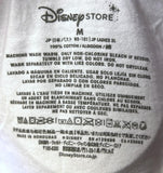 Disney Store Women's Princess My Castle My Rules Glitter White Shirt Size Medium