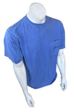 Comfort Colors Men's Covey & Paddle Fishing Blue Breast Pocket Shirt Large
