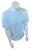 Comfort Colors Men's Covey & Paddle Fishing Light Blue Breast Pocket Shirt Large